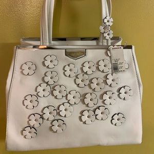 Simply Vera - Vera Wang White Leather Tote